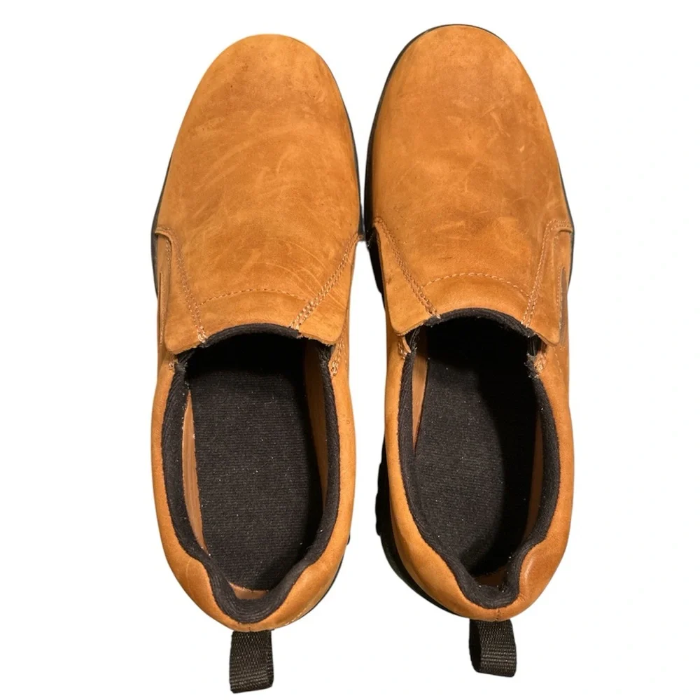 Roper Performance Men’s Leather Slip On Brown Casual Shoes Size 12